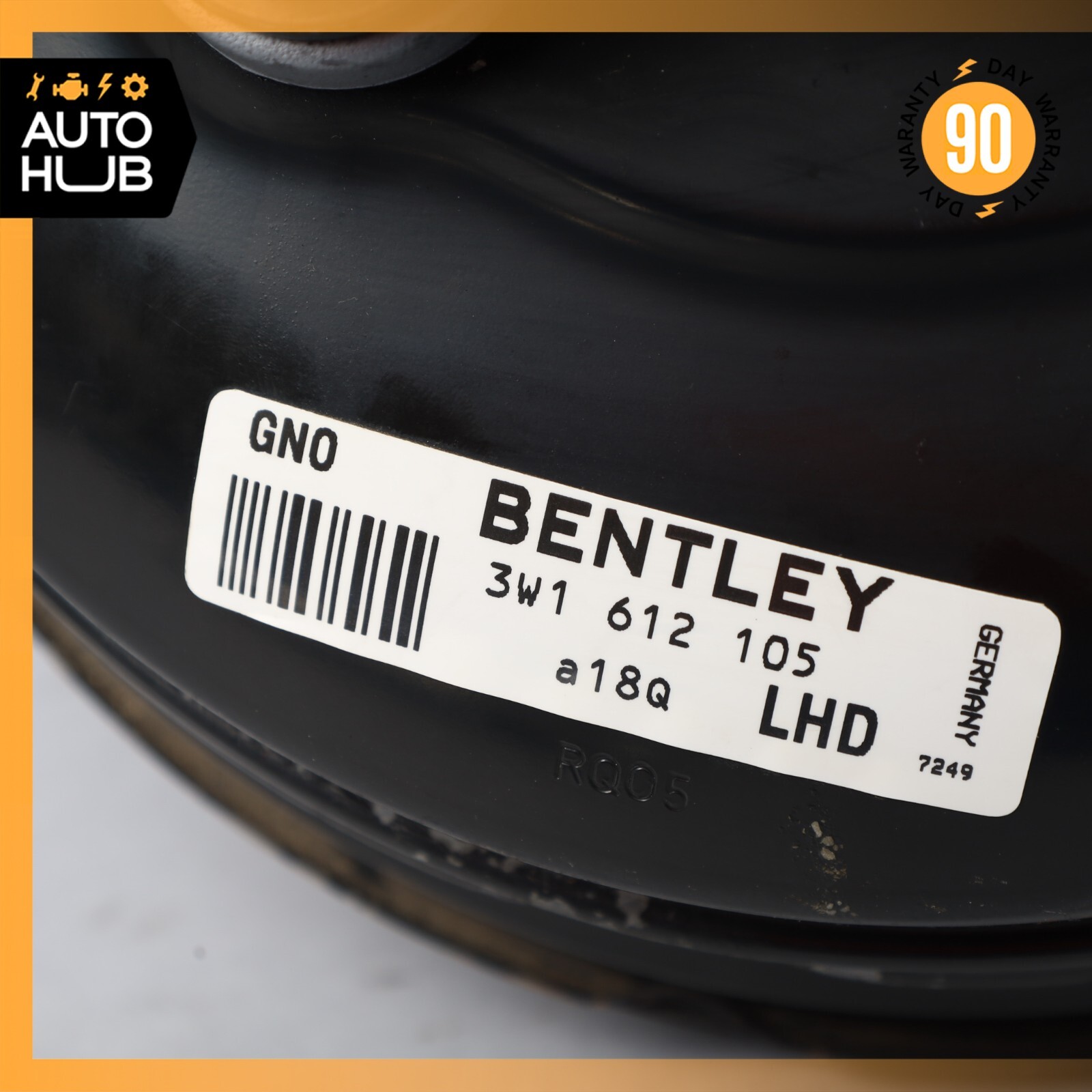 03-13 Bentley Continental GT Flying Spur Brake Booster Master Cylinder OEM 36k