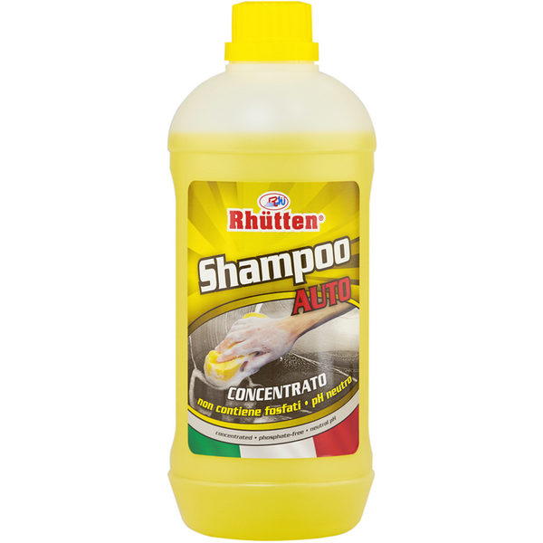 6 X Rhutten Konzentriertes Autoshampoo - Ph Netro - Phosphatfrei 1 L-image