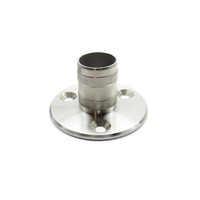 Edelstahl Bodenflansch Bodenhalter Pfosten Halter Rosette