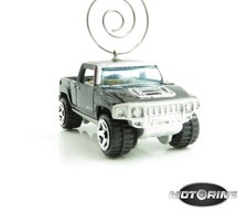 Hummer H3T Black Truck Car Rare Christmas Tree Ornament Diecast