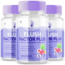 Flush Factor Plus Supports Mobility, Flexibility & Enhance Strength (3 Pack)