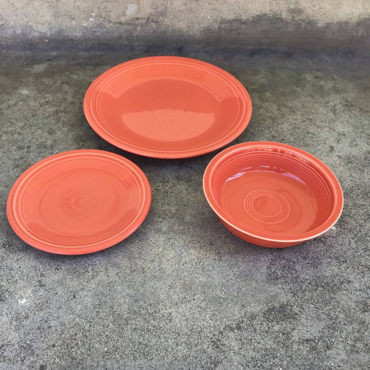 Fiesta Orange Piece Set Dinnerware Fiestaware Homer Laughlin