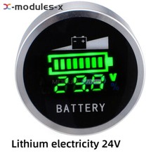 DC6-120V Lead Acid Battery Indicator Li-ion Battery Capacity Digital LED Tester