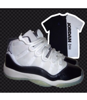 2018 NIKE AIR JORDAN 11 XI RETRO (GS) CONCORD SHOES SZ.7 W/ 72-10