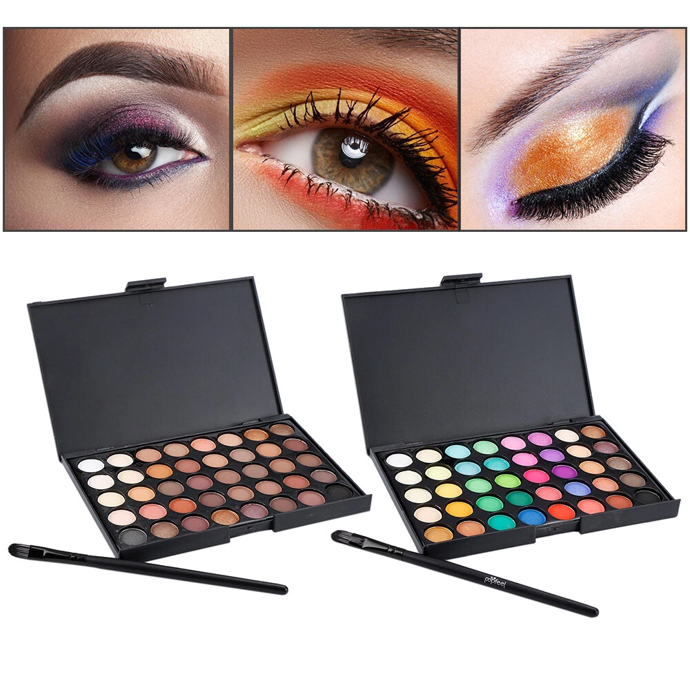 40 Color Cream Eyeshadow Palette Makeup Eye Shadow Matte Shimmer Set Cosmetic