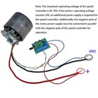 High Speed High Torque NIDEC DC 18V-36V 545W Vacuum Cleaner Motor PWM Adjustable — photo 2