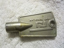 1 ad National Lock Rockford Illinois Deep Freeze Freezer,for lock Key VTG