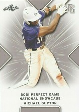 MICHAEL GUPTON 2021 LEAF PERFECT GAME NATIONAL DIRECT ALLSTARS ROOKIE CARD#D1-24