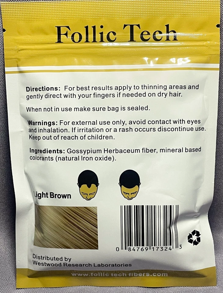 Organic Hair Building Fibers 57g All Colors, HIGHEST QUALITY - Image 4 of 4