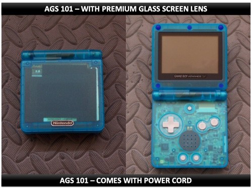 Sistema Nintendo Game Boy Advance GBA SP AGS 101 Pantalla Más Brillante Elige Color CLARO - Imagen 11 de 20