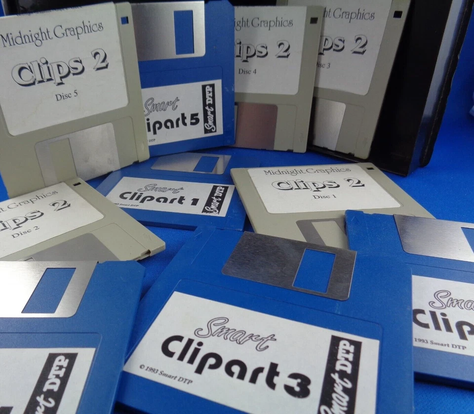 ACORN ARCHIMEDES -- CLIPS 2 / DRAW FORMAT CLIP ART SONDER EDITION (MIDNIGHT GR.) - Bild 4 von 4