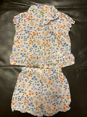 John Lewis floral ditsy BABY PAJAMAS 6-9 MONTHS SHORTS & TOP PYJAMAS