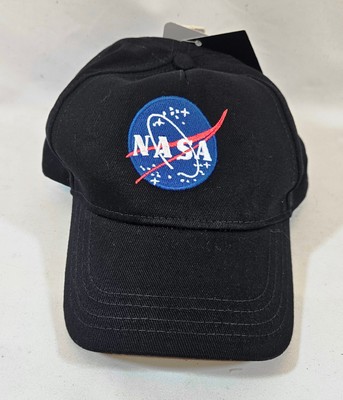 Nasa Baseball Cap, schwarz, Nasa Logo, verstellbare Mütze, neu mit Etikett, NEU