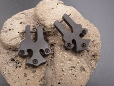 Boucles d'oreilles piercing tribales ethniques bio nature en bois de sono