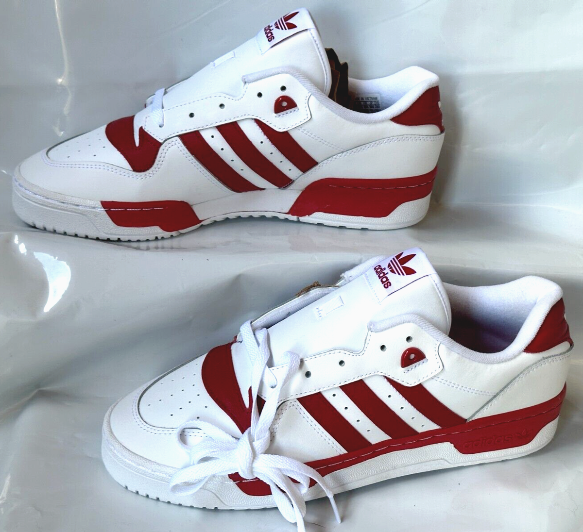 Adidas Originals Rivalry Low Sneakers GZ9793 Men's SZ: 12 White Red New