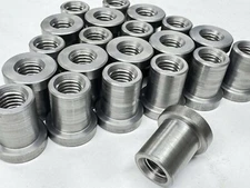 Weld on Nuts 1/2"-13 Thread LONG Threaded Nut Steel Chassis Mount Tab Pack of 20