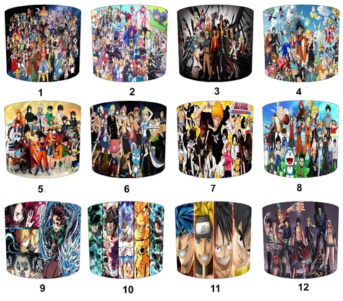 Japanese Anime Manga Lampshade Ceiling Lights Pendant shades & Table Lamp shades