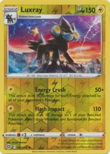 LUXRAY 051/172 BRILLIANT STARS POKEMON (REVERSE HOLO, NM)