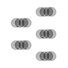 Durable Nylon Game Console Dust Cover 20Pcs Dual-Sided Fan Filter Mesh Screen