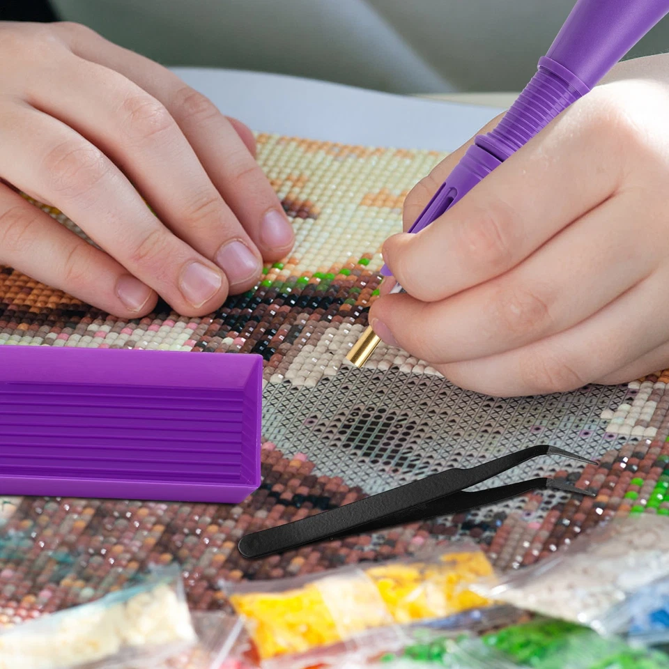 Kit de herramientas aplicador de diamantes de imitación para manualidades hágalo usted mismo, cristales Hotfix y ropa Foto 4 de 4