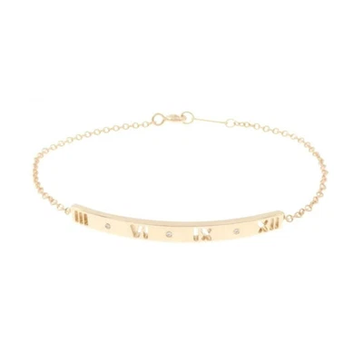 Tiffany & Co. Armband Atlas für Damen 750 Rotgold 4,1g 16,5cm Diamant - Bild 1 von 4