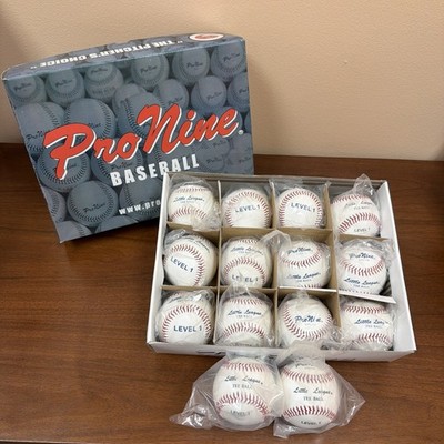Pronine Little League Baseballs Case (14ct) L1 ''tee ball'' NIB Sealed Balls