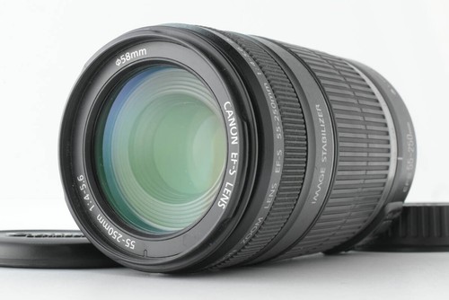[Near Mint] Canon 55-250mm f/4-5.6 IS Zoom Lens EF-S Mount AF from Japan
