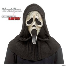 Fun World Ghost Face Deluxe Aged Mask