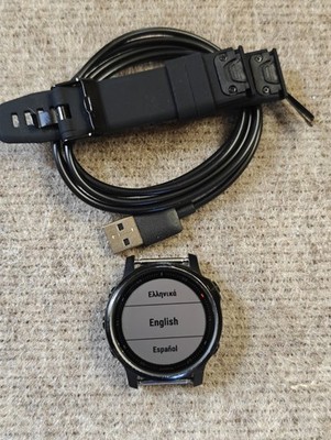 Nice   Garmin Fenix 6S Pro GPS Watch 42MM Black Good Condition   010-02159-13