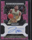 2022 Panini Prizm Draft Picks Jordan Usher Prizm Pink Circles Auto #/20