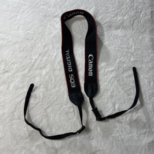 Canon EOS Digital Camera Neck Shoulder Strap Black Red - Genuine OEM