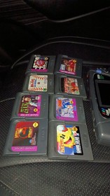 SEGA Sega Game Gear Console Bundle w/ Games (Screen Works Needs A Cap Kit )