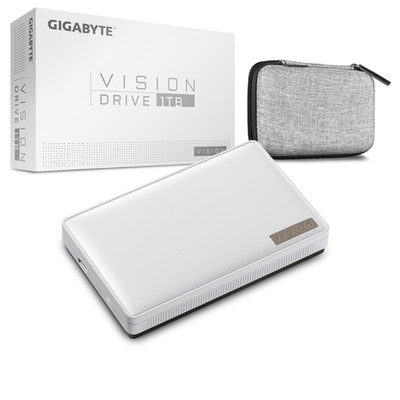 Gigabyte Vision Drive 1.0TB External Portable SSD USB 3.2 Shock Proof GP-VSD1TB