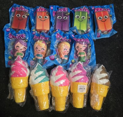 Lot Of 14 Brand New Slow Rise Squishy Toys