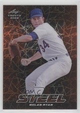 2023 Leaf Trinity Mega Box Steel Orange Lazer 14/15 Nolan Ryan #S-52 HOF e8a
