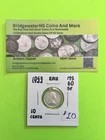 1953SF  Canadian 10c Dime .8 Silver Elizabeth II AG TRENDING AT $9