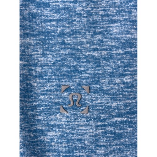 Lululemon | Surge Warm Up 1/2 Zip | Bleu chiné | Homme Medium - Photo 6/8