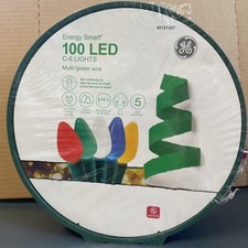 GE Energy Smart 100 Multi Colored C6 LED Light String on Reel 33ft