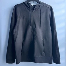 Member's Mark Men's Everyday Active Full Zip Hoodie Black Size Large