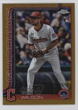 2025 Topps Chrome Update Gold Refractor 25/50 Will Wilson #USC187 15sd