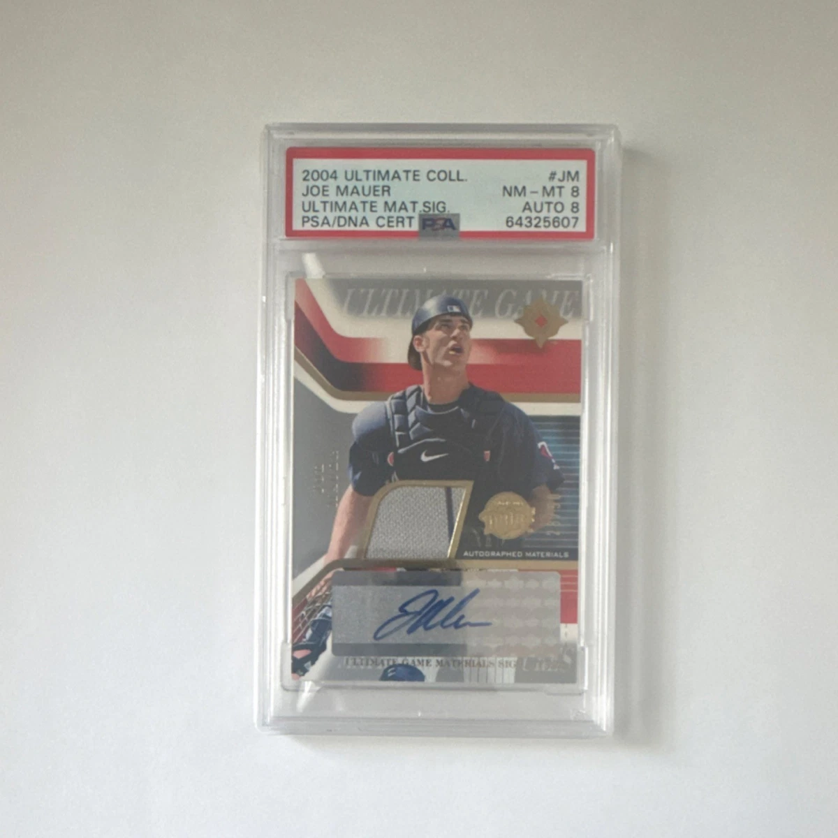 Joe Mauer Autographed Baseball Sports Trading Cards & Accessories 