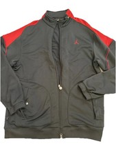Air Jordan Jump man Full Zip Warm Up Track Jacket Black Red Xlg Nike Excellent
