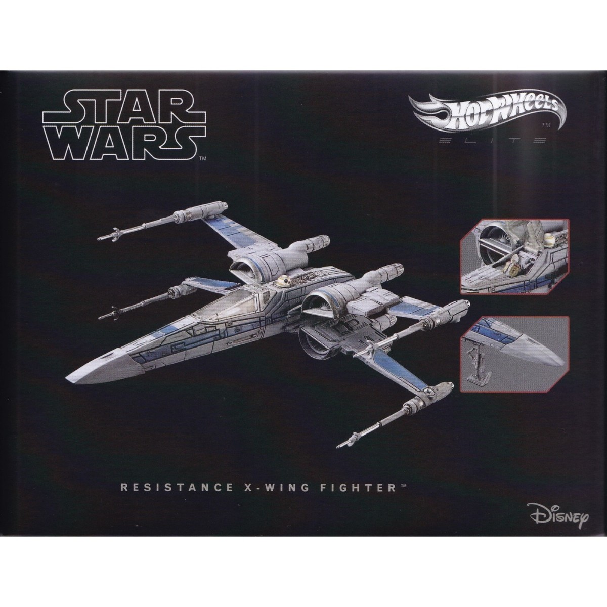 HOT WHEELS ELITE STAR WARS RESISTANCE X-WING FIGHTER DMK63 | eBay