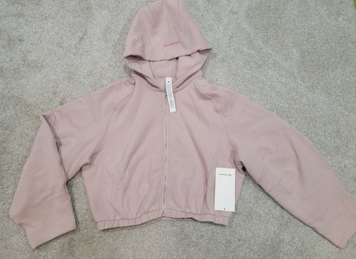 Lululemon Loungeful Relaxed-Fit Full-Zip Cropped Hoodie Size XL