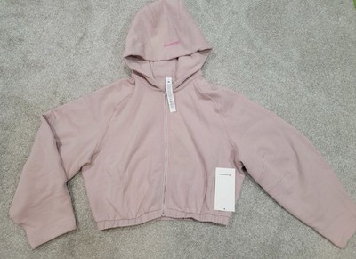 Lululemon Loungeful Relaxed-Fit Full-Zip Cropped Hoodie Size XL