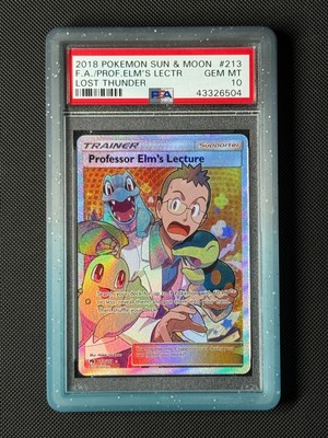 Pokemon S-Chinese Party of Battle Reward Card Professor Elm's Lecture