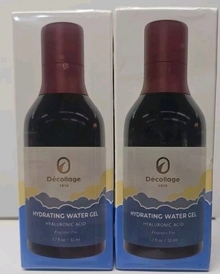 Decollage 1919 Hydrating Water Gel - Fragrance/Paraben/Animal Test Free 1.7oz 2x