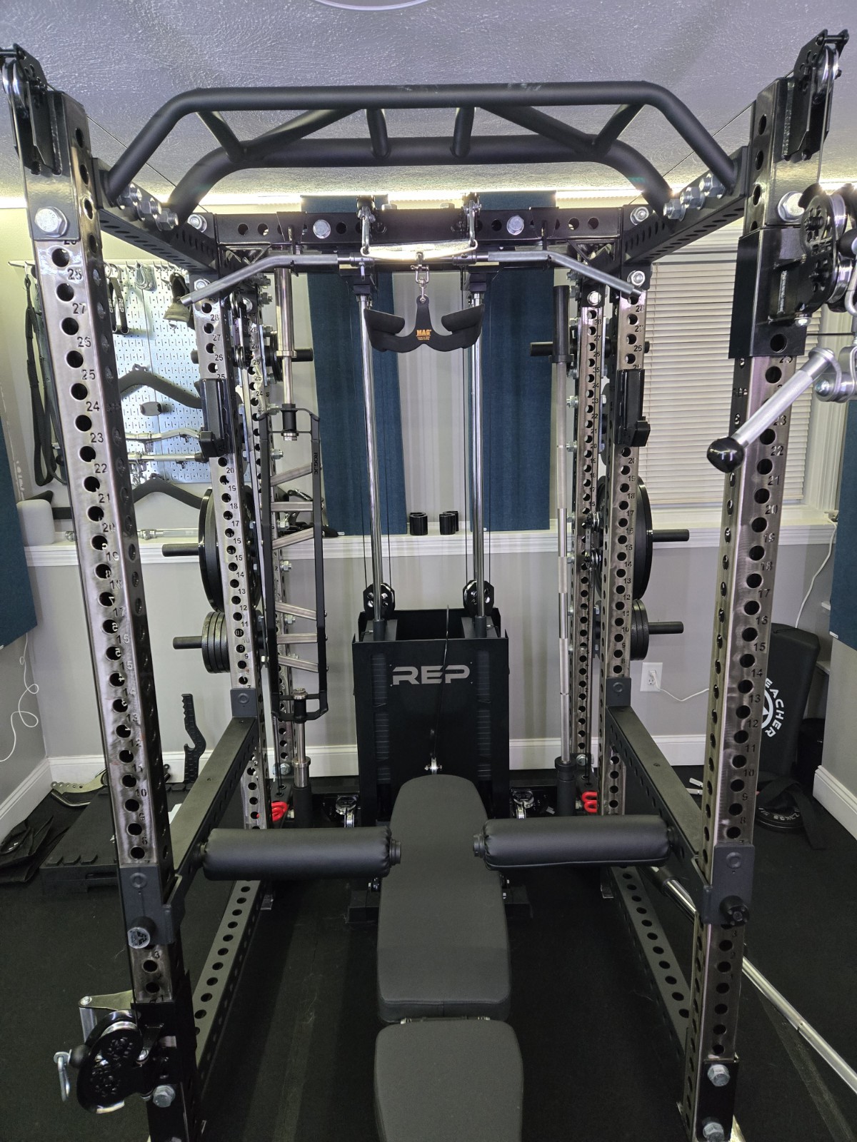Rep Fitness PR-5000 ARES Power Rack And Other Home Gym Equip