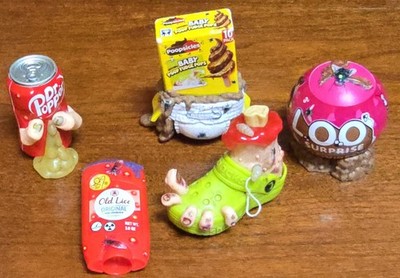 5- Zuru Surprise Mini Brands Mega Gross Minis Series Lot Dr Popper Old Lice Shks