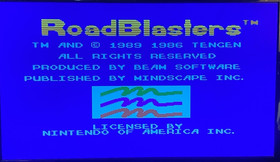 RoadBlasters (Nintendo Entertainment System, 1990) (NES-033)